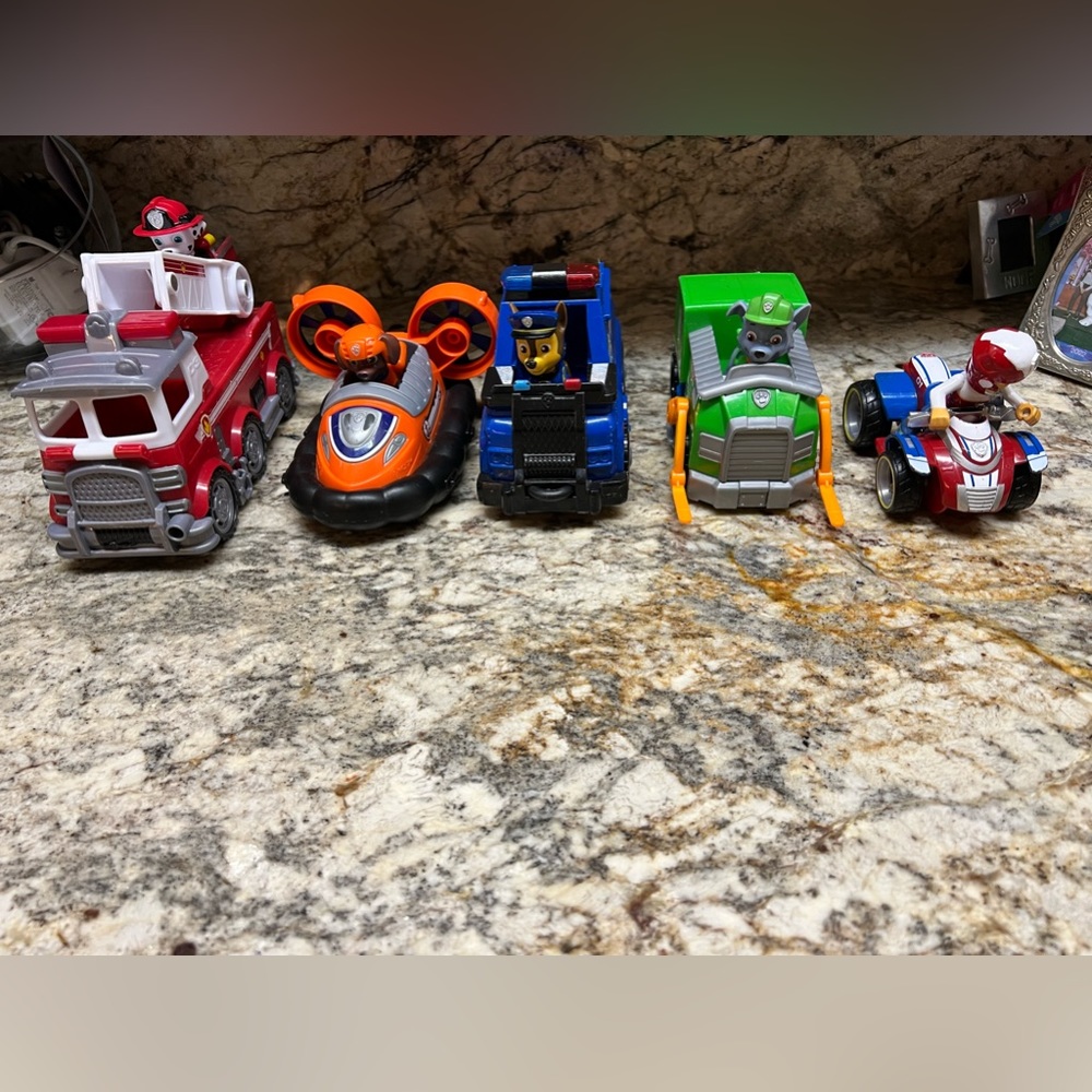 Paw Patrol Deluxe Vehicles and matching figures!